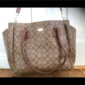 Oversized COACH DIAPER BAG/TOTE